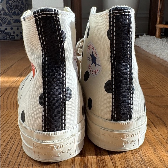 Comme Des Garçons Play x Converse Chuck 70 Hi "Polka Dot White" sneakers - Picture 2 of 8
